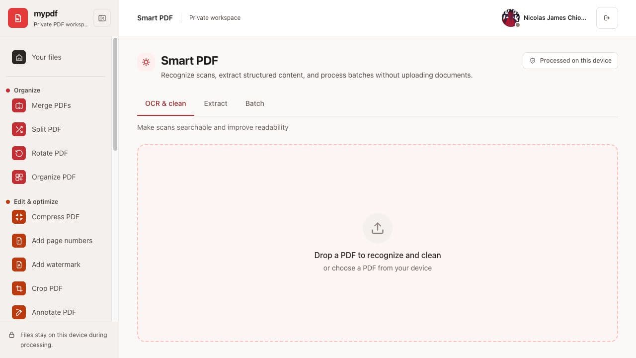 mypdf project preview